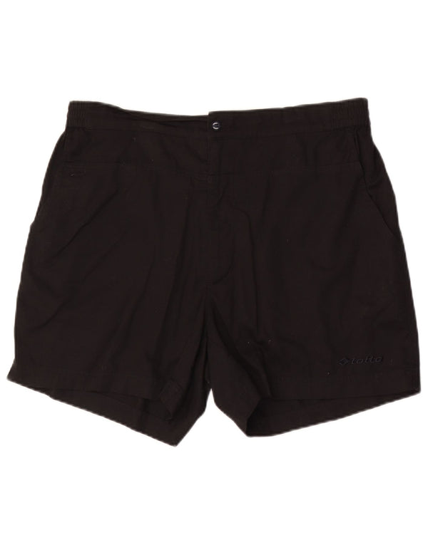Lotto Pantalones cortos chinos para hombre UK 42/44 XL W34 Algodón negro