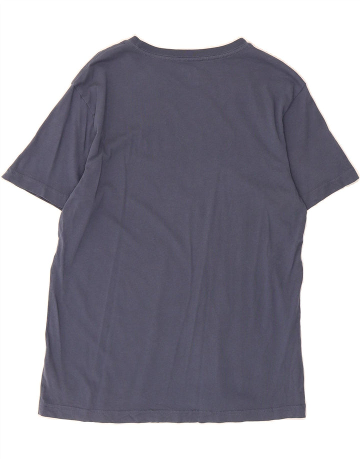 HURLEY Mens Graphic T-Shirt Top Medium Navy Blue Cotton Vintage Hurley and Second-Hand Hurley from Messina Hembry 