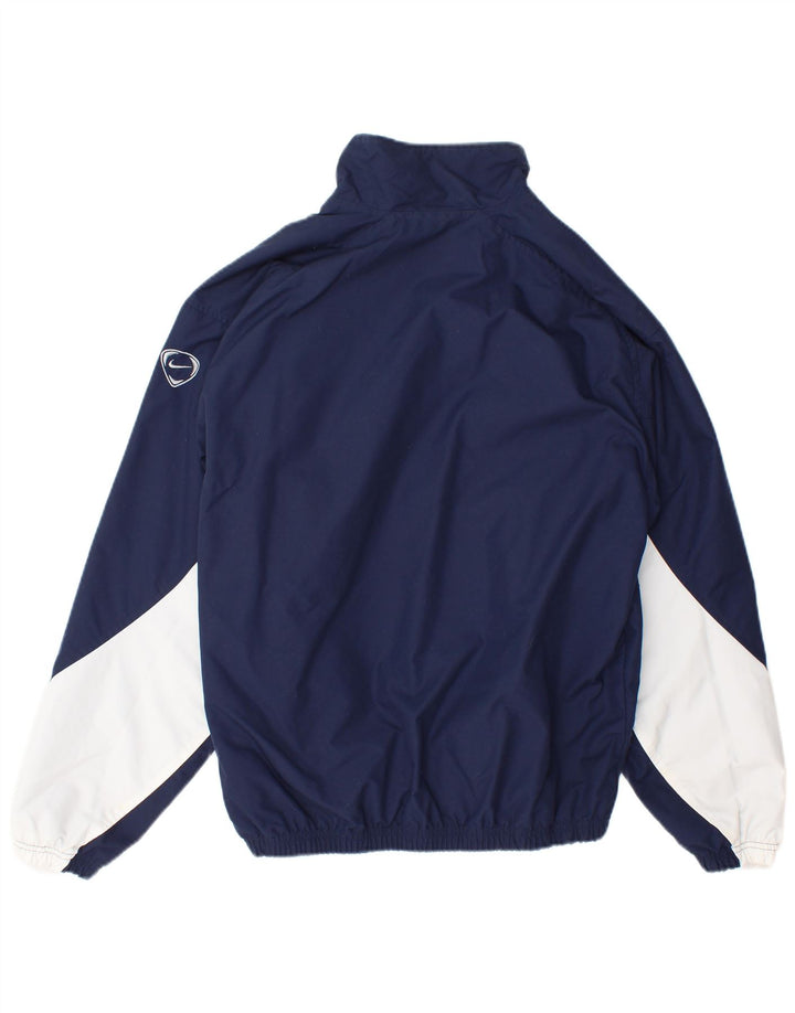 Nike Chaqueta Bomber para Hombre UK 35/37 Small Azul Marino Colorblock Nylon