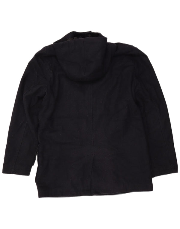 CEDARWOOD STATE Trenca con capucha para hombre UK 40 Grande Poliéster azul marino