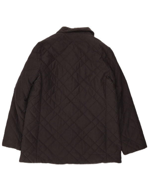 Marks & Spencer Chaqueta acolchada para mujer UK 44 Grande Poliéster negro