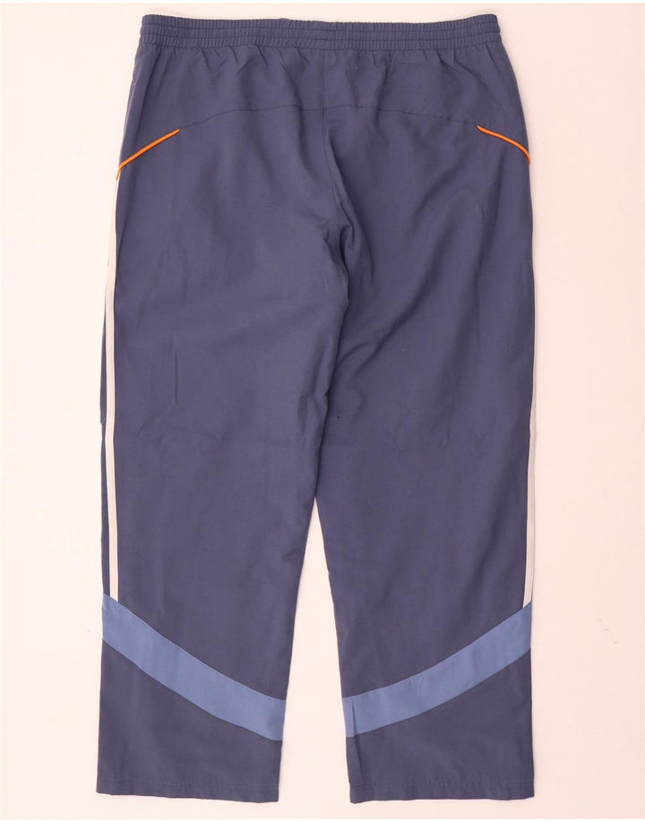 Pantalón de Chándal ADIDAS Hombre UK 40/42 Azul Medio Poliéster
