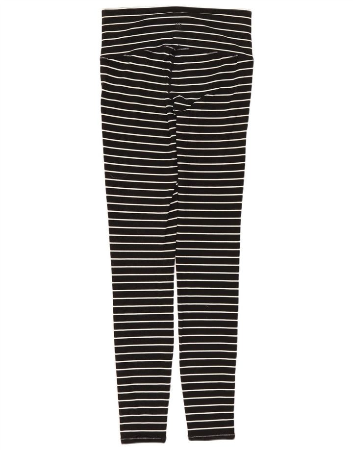 Leggings para mujer ATHLETA UK 6 XS Nylon a rayas negras