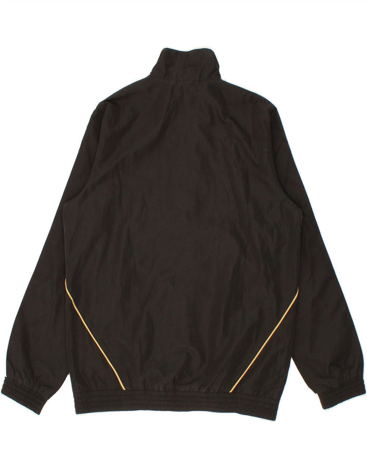 ADIDAS Boys Tracksuit Top Jacket 11-12 Years Medium Black Polyester Vintage Adidas and Second-Hand Adidas from Messina Hembry 