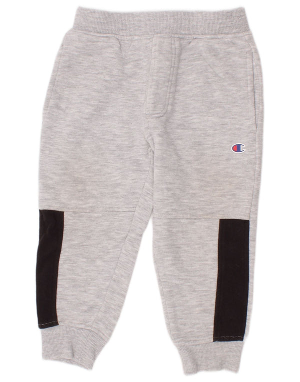 Champion Joggers - Pantalón de chándal para bebé niño, 18-24 meses, color gris