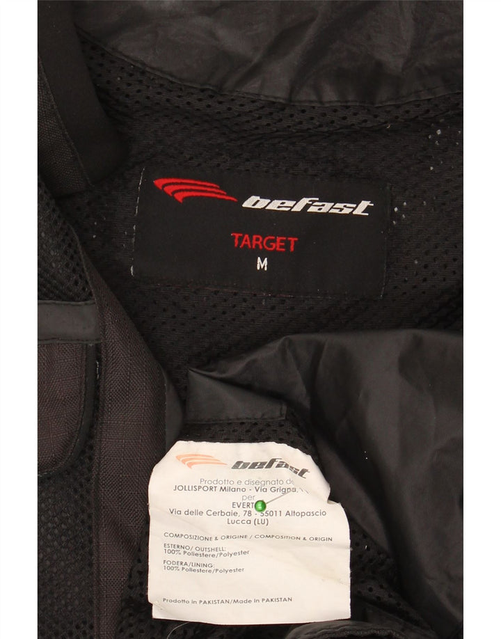 Befast Chaqueta Motorstyle Graphic Racer para Mujer UK 40 Mediano Poliéster Negro