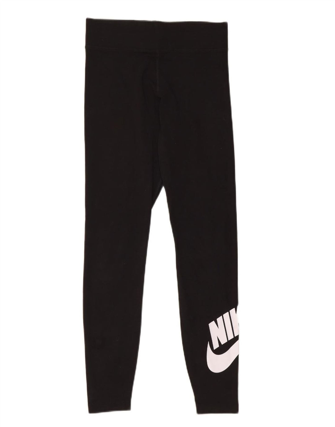 NIKE Leggings gráficos para mujer UK 8 Small Algodón negro