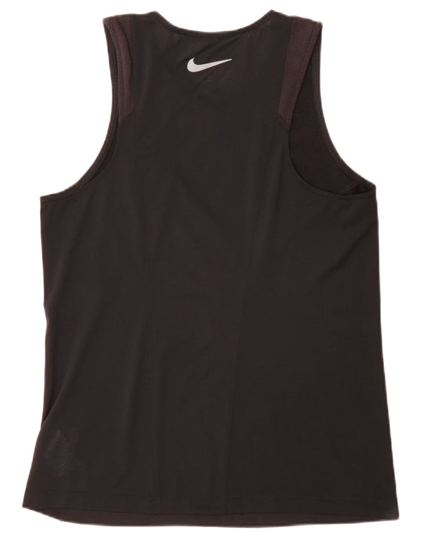 Nike Hombre Graphic Vest Top Medium Negro Poliéster Deportes