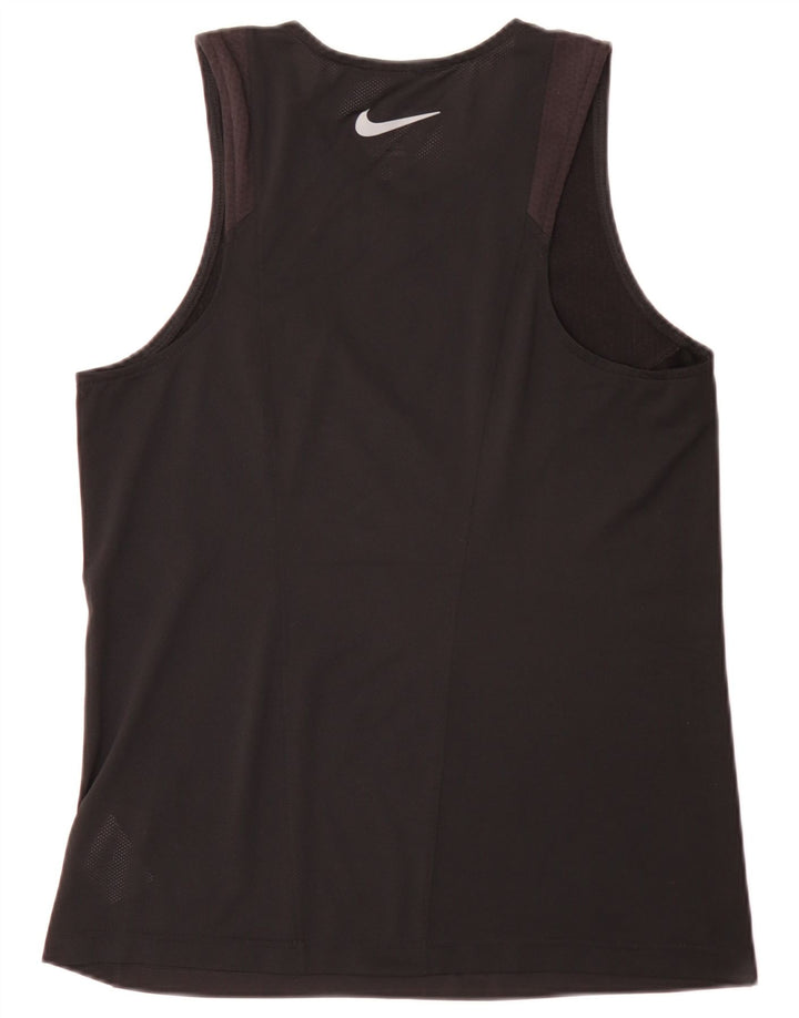 Nike Hombre Graphic Vest Top Medium Negro Poliéster Deportes