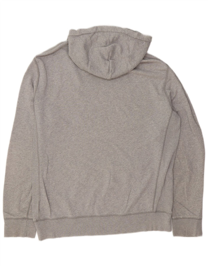 Levi's Jersey con capucha gráfica para hombre de algodón gris grande