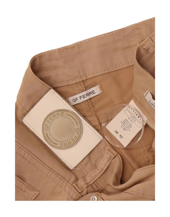 GF FERRE Womens Slim Jeans  W28 L28 Beige Lyocell Vintage GF Ferre and Second-Hand GF Ferre from Messina Hembry 