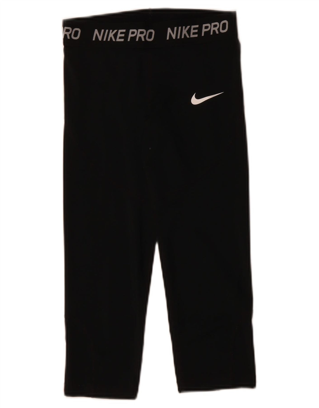 NIKE Leggings Capri Graphic para niñas 10-11 años Mediano Negro