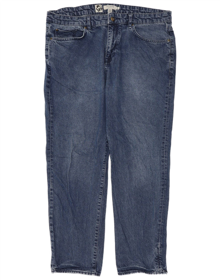 Vaqueros rectos para hombre de Ted Baker W38 L29 Azul