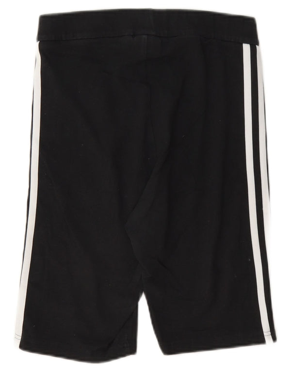 Adidas Pantalones cortos deportivos para mujer UK 10 Small Black Cotton
