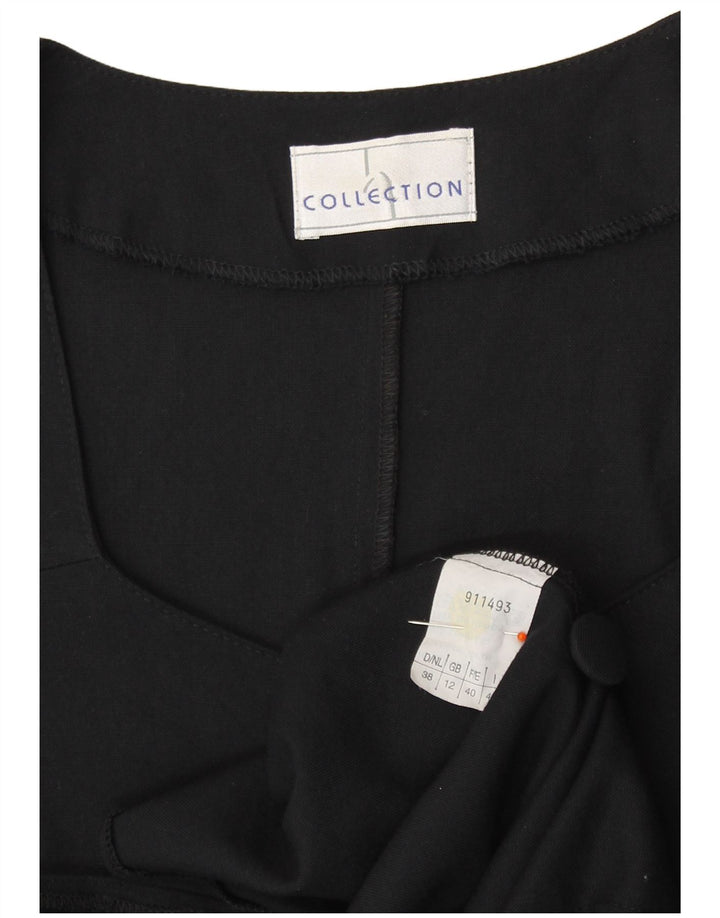 Colección Vestido camisero para mujer UK 42 Medium Viscosa negra