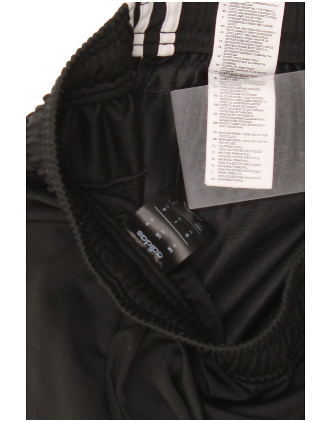 ADIDAS Pantalones de chándal para mujer UK 44 Mediano Negro Poliéster