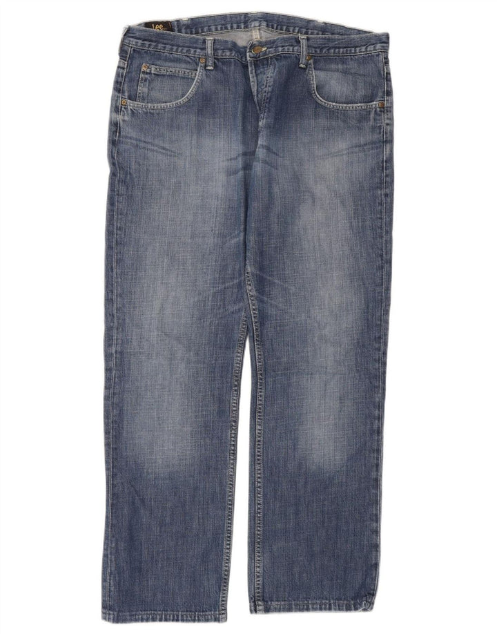 Vaqueros rectos Lee Freeburn para hombre W40 L32 Algodón azul