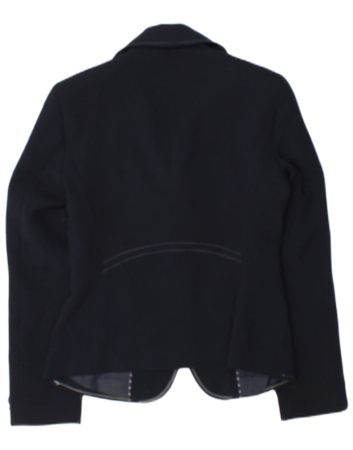 Marks & Spencer Chaqueta Blazer de 3 Botones para Mujer UK 8 Small Azul Marino