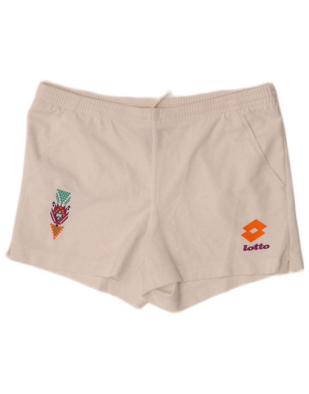 Lotto Shorts Deportivos Hombre XL Poliéster Blanco
