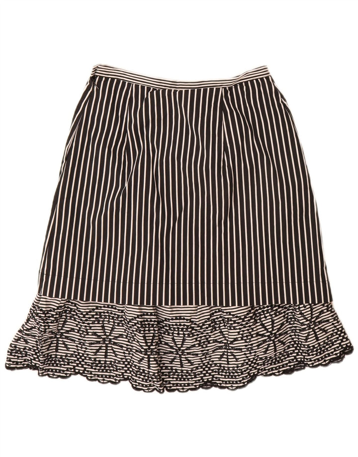 Falda acampanada para mujer Clips IT 44 Medium W28 Acetato de rayas negras