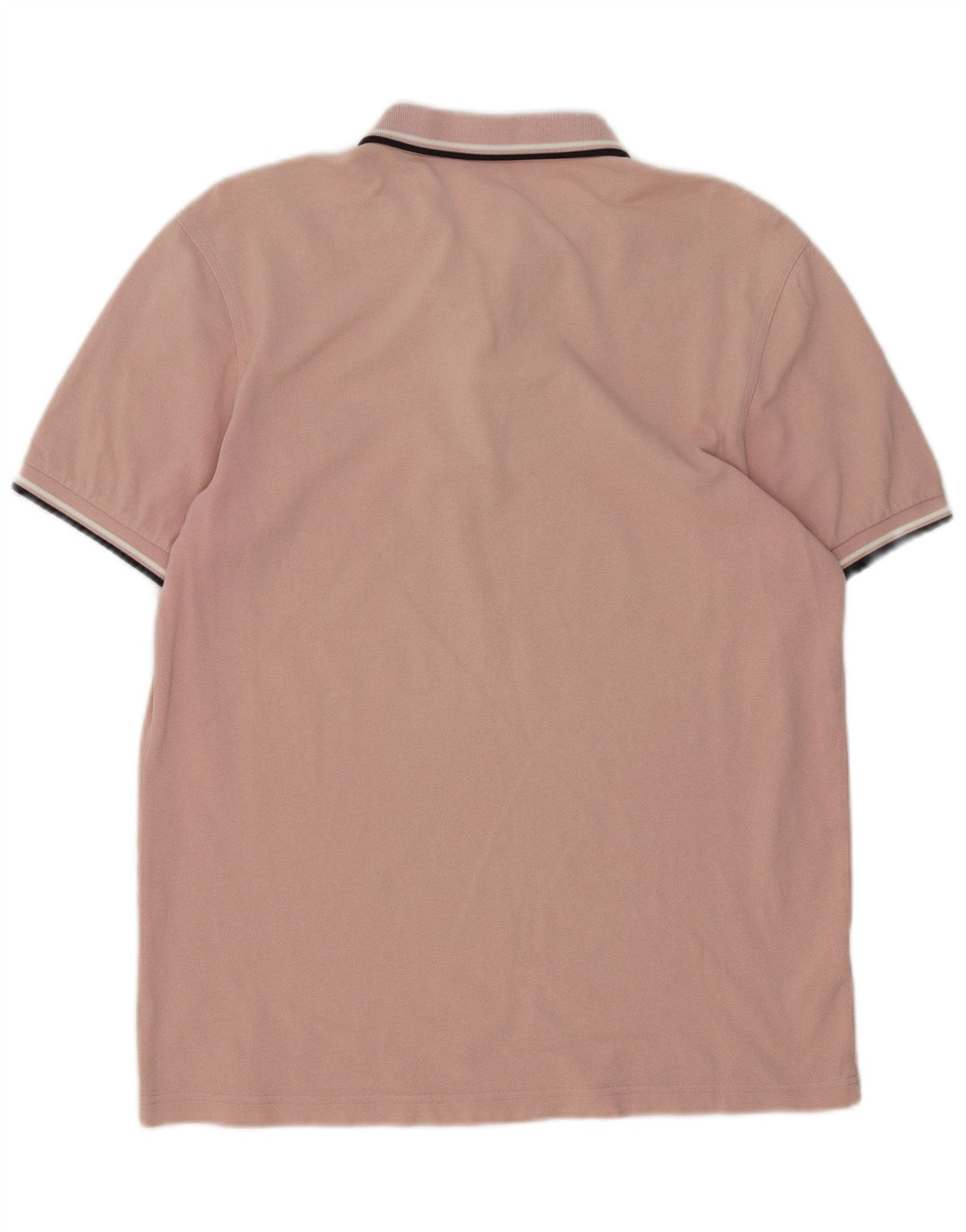 Fred Perry Polo De Hombre De Algodón A Rayas Rosa Grande