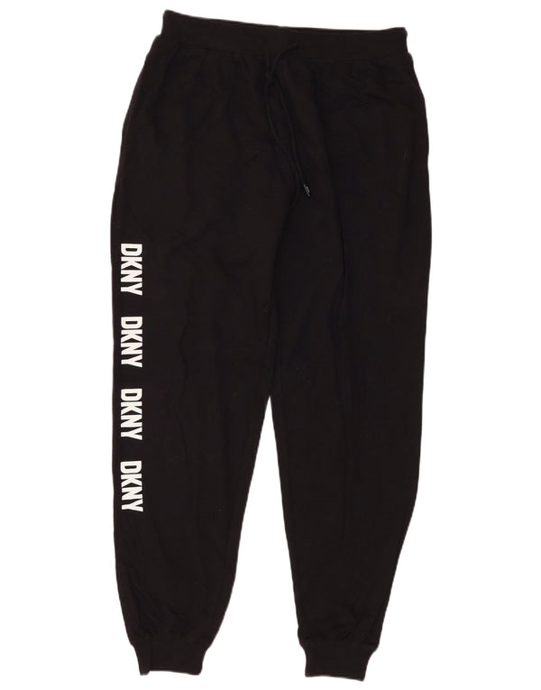 Dkny Hombre Pantalones De Chándal Con Gráfico Joggers Medium Black Cotton