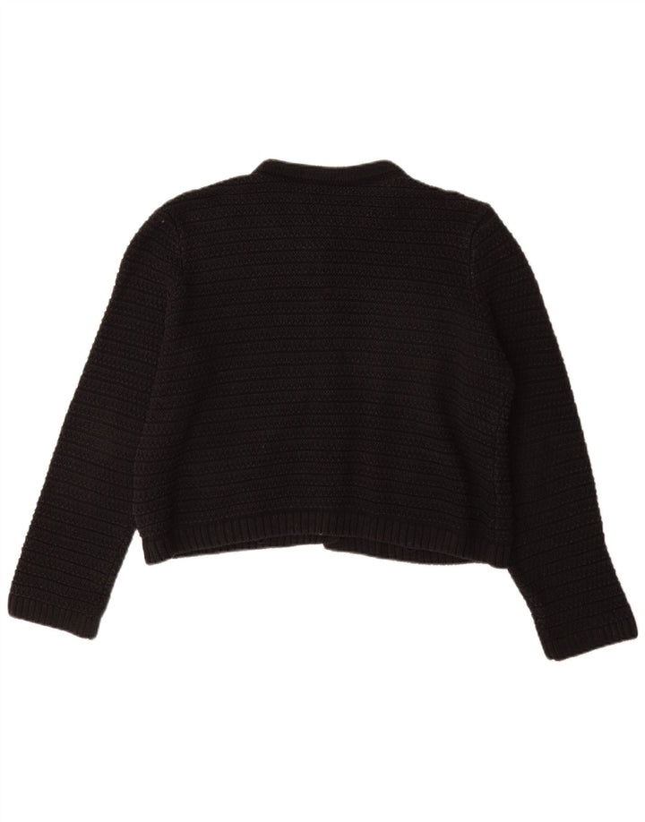 Marks & Spencer - Cárdigan para mujer, talla 40, talla mediana, algodón negro