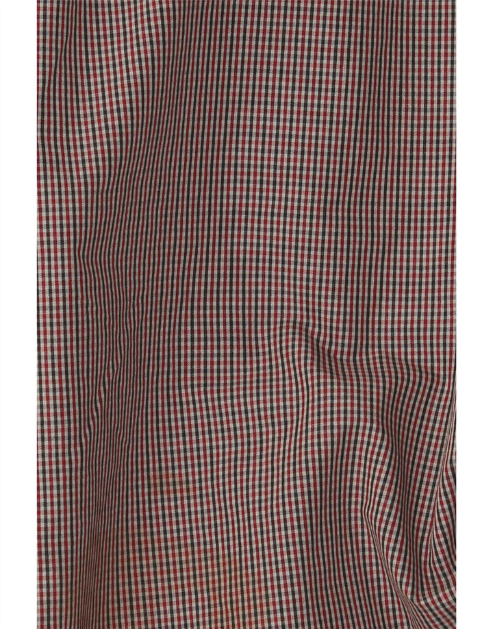 Quiksilver Chaqueta Bomber para Hombre UK 42 XL Algodón a Cuadros Rojo