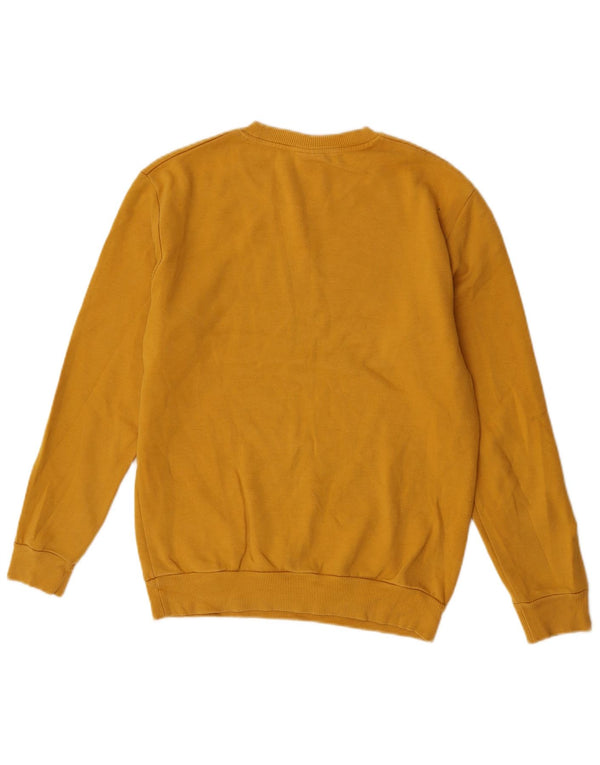 Zara Hombre Sudadera Jumper Medium Amarillo Algodón