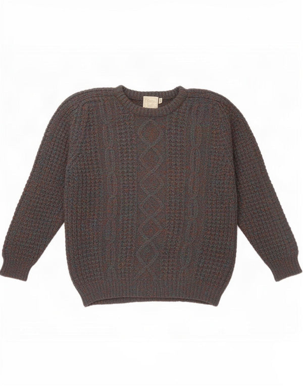 Gaeltarra Jersey de cuello redondo para mujer EU 44 XL Moteado multicolor