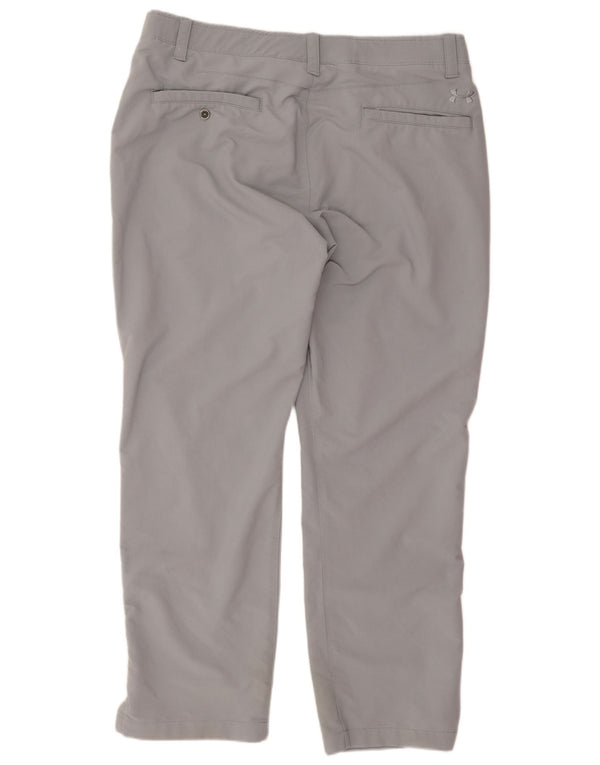 Under Armour Pantalón chino recto para hombre W38 L30 Nylon gris