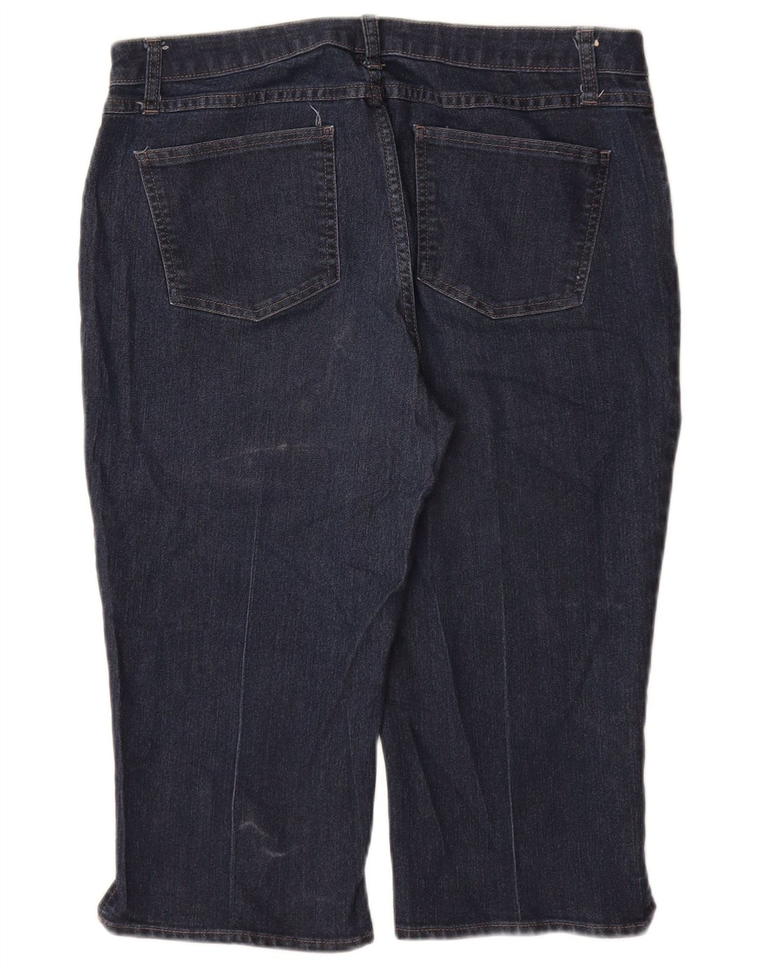 LEE Vaqueros capri de talle medio para mujer, talla 14, grande, W34 L19, azul marino