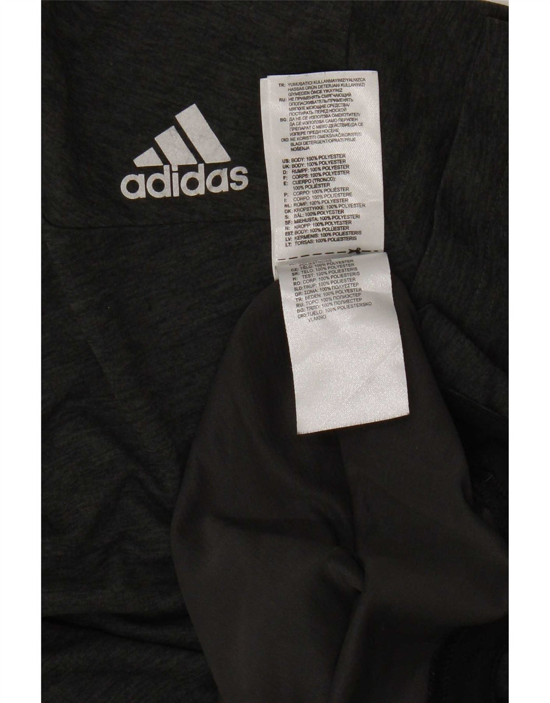 Adidas Hombre Climachill Camiseta Top Poliéster Gris Medio