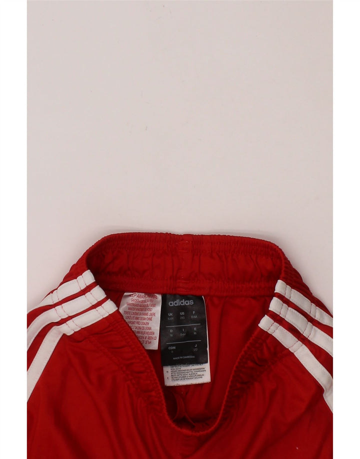 ADIDAS Boys Climalite Sport Shorts 5-6 Years  Red Polyester Vintage Adidas and Second-Hand Adidas from Messina Hembry 