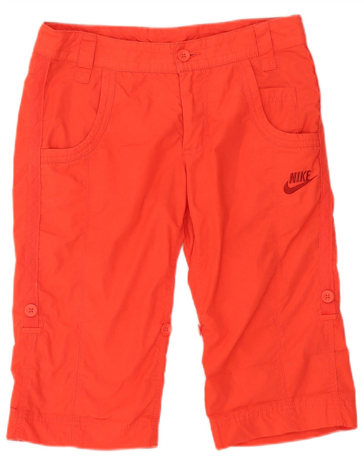 Nike Bermudas para mujer UK 10 Small W30 Poliéster rojo