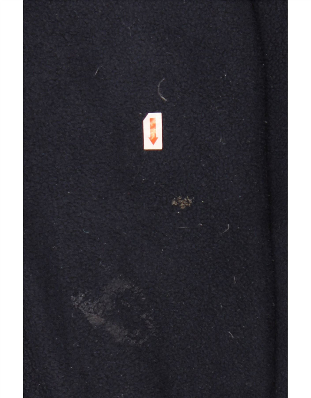 KAPPA Jersey de forro polar con cuello y cremallera para hombre pequeño poliéster azul marino