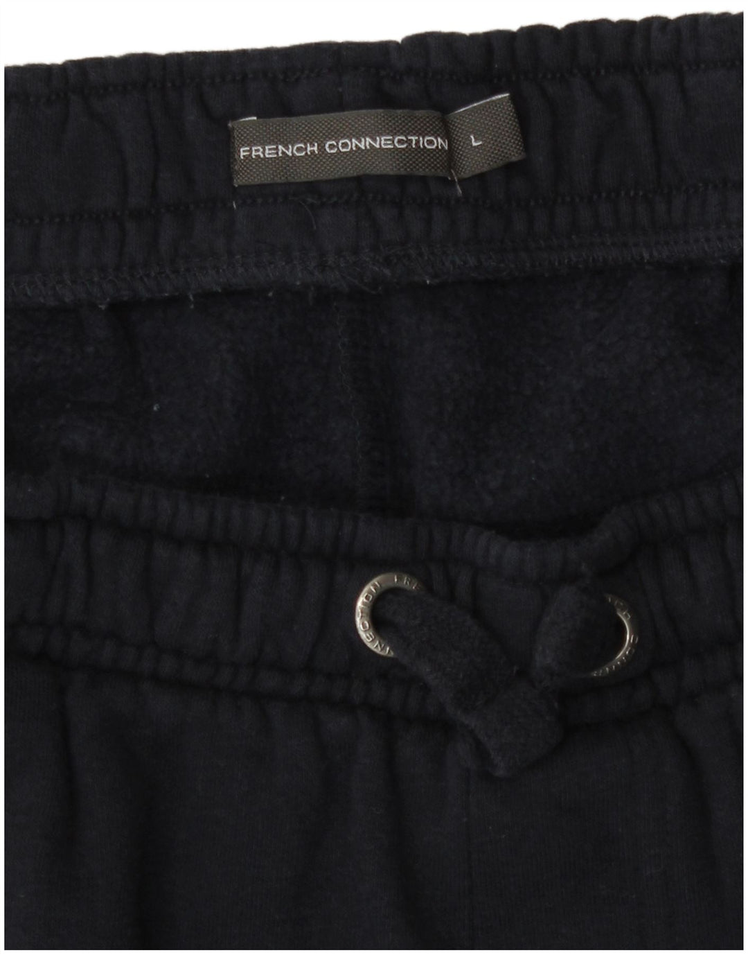French Connection Pantalones cortos deportivos para hombre de algodón azul marino grande