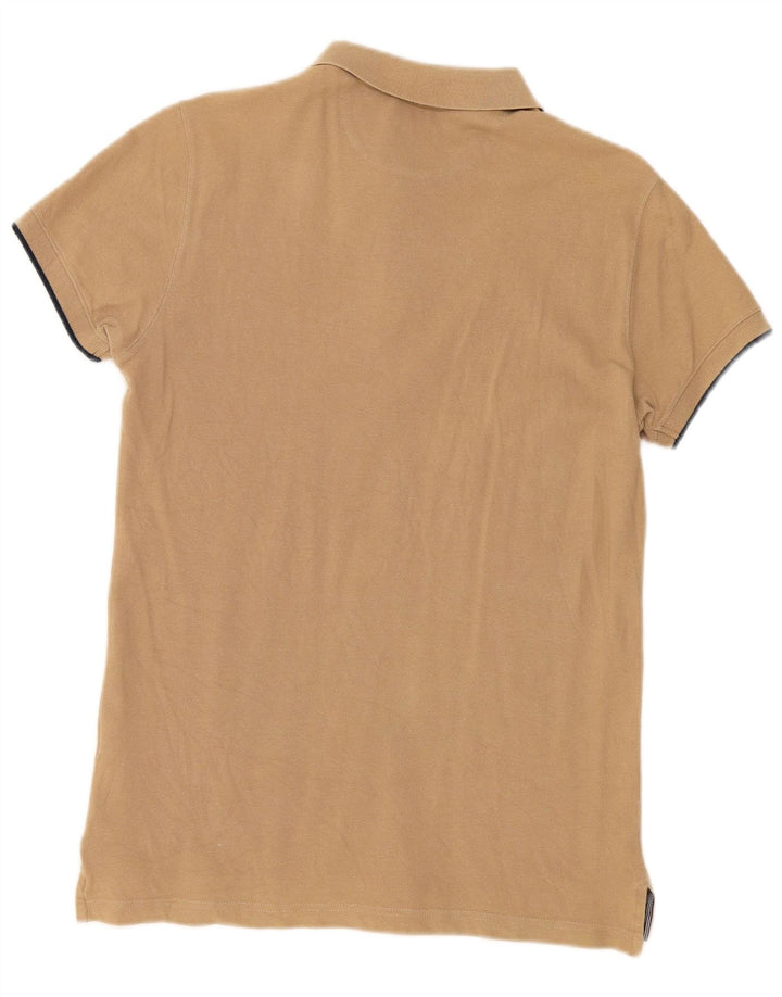 Massimo Dutti Polo Hombre Slim Fit Algodón Beige Medio