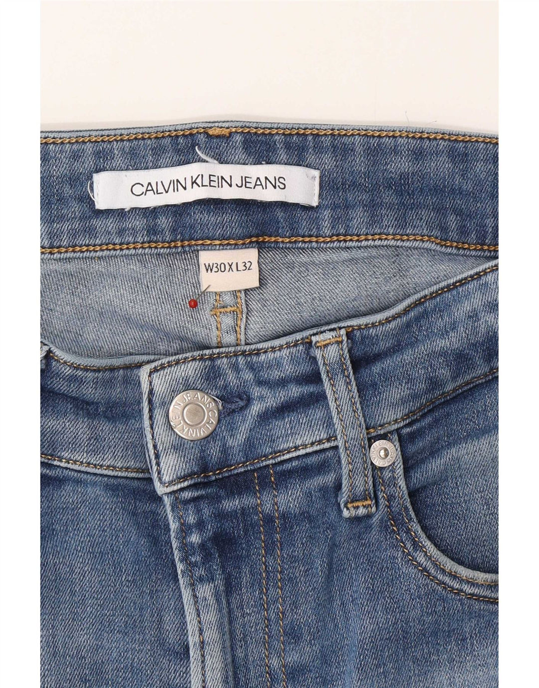 Calvin Klein Jeans ajustados para hombre W30 L32 Azul