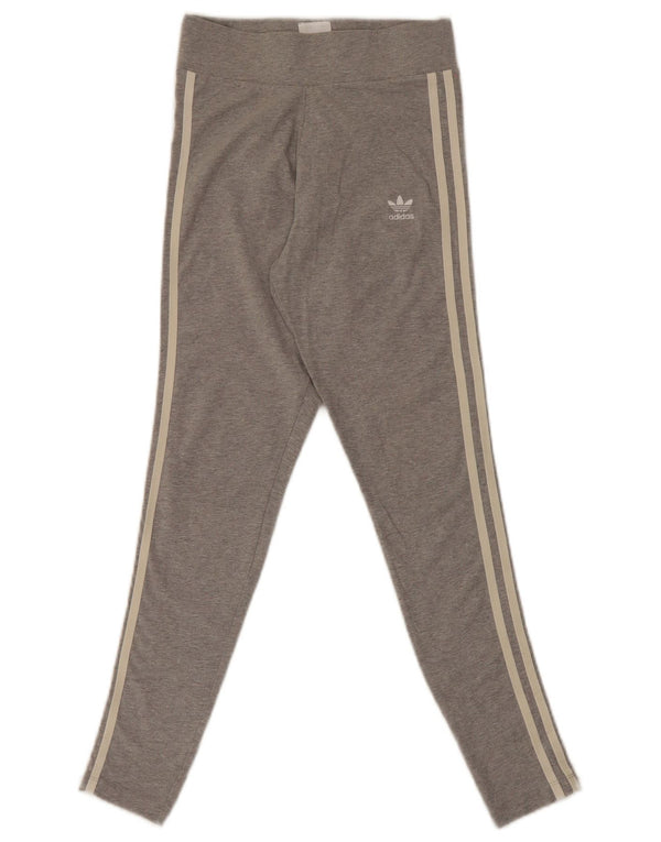 Adidas Leggings para mujer Reino Unido 8 Pequeño Gris Algodón