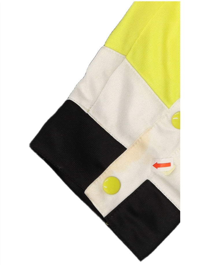 CHAMPION Chaqueta de chándal con gráfico para hombre, color negro pequeño, color block