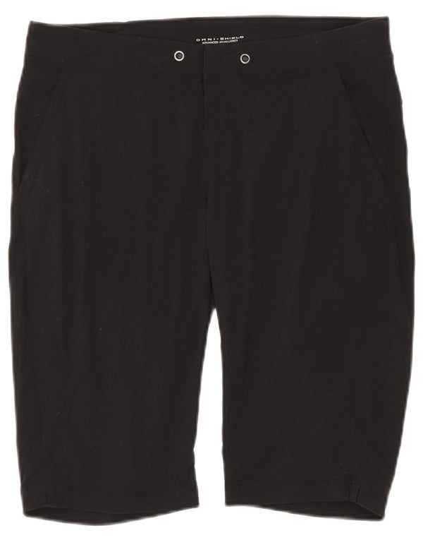Columbia Pantalones cortos deportivos regulares Omni-Shade para mujer US 8 Medium W30 Nylon negro