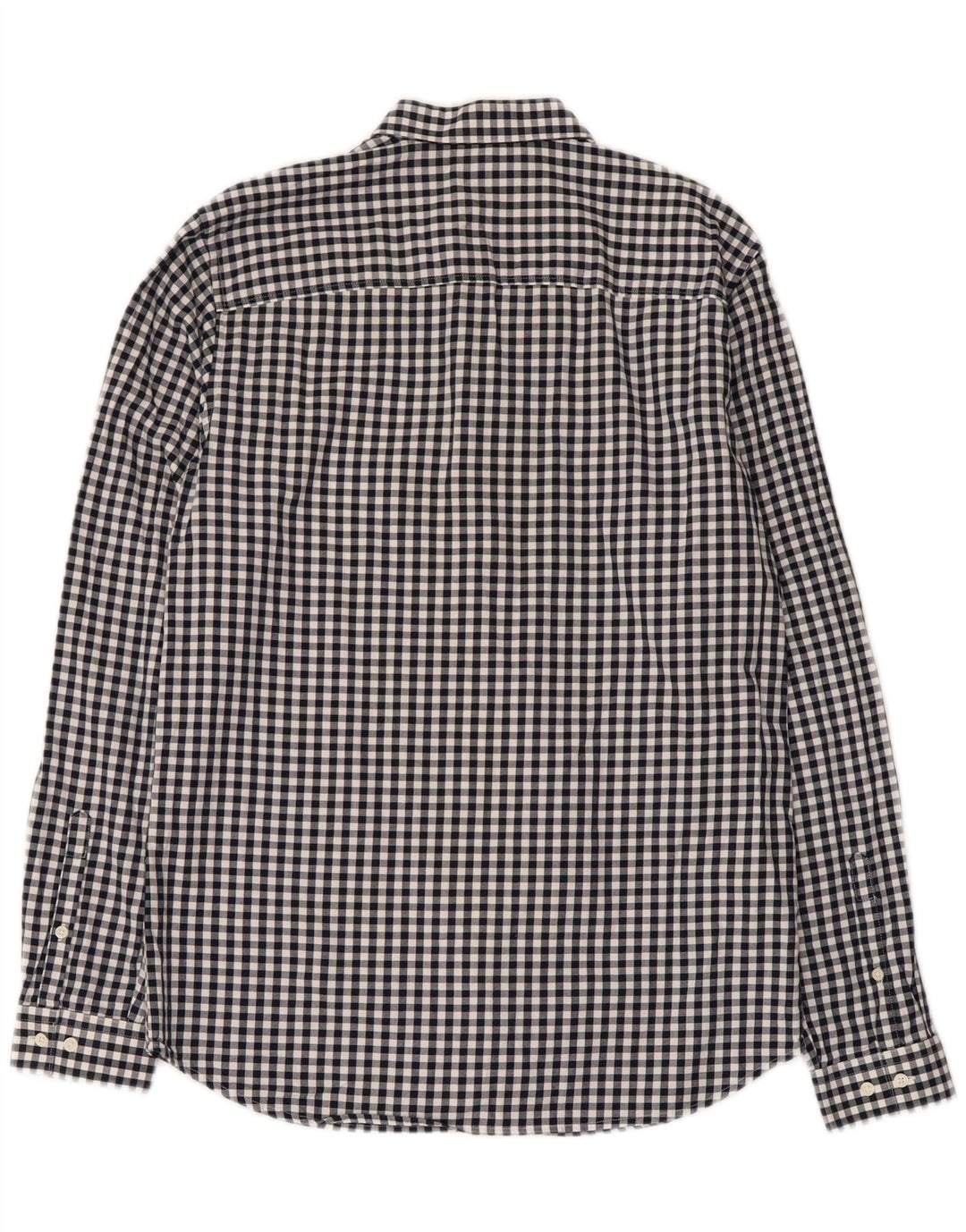 Camisa Jack & Jones Hombre Algodón Vichy Azul Marino Mediano
