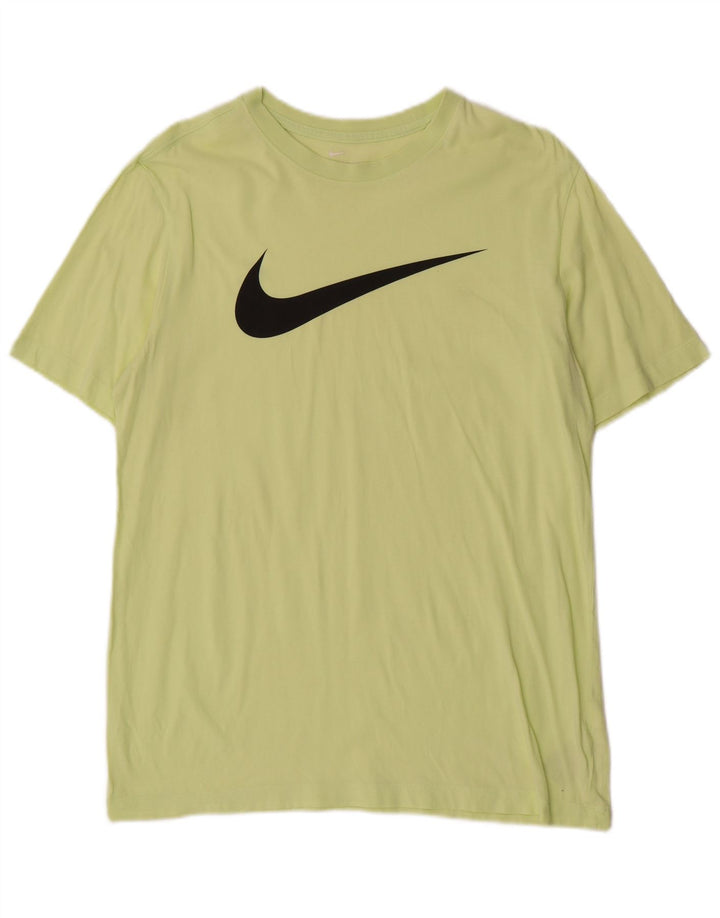 Nike - Camiseta gráfica para hombre, parte superior de algodón verde medio