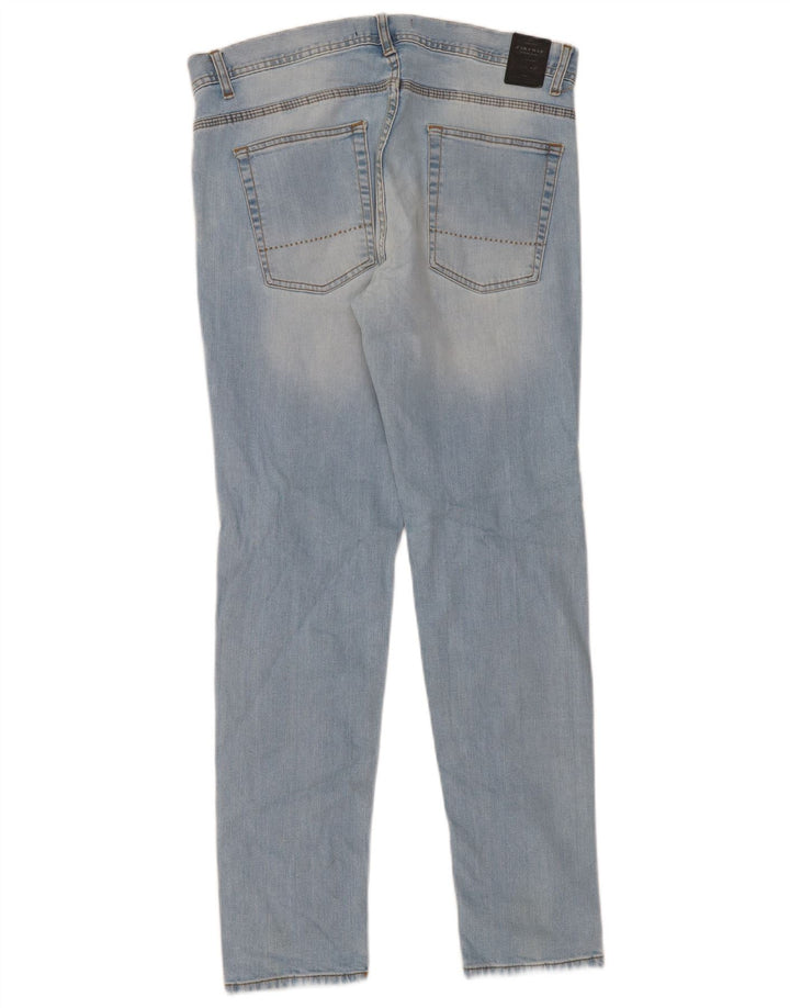 Zara Vaqueros Slim para Hombre EU 46 XL W36 L32 Azul