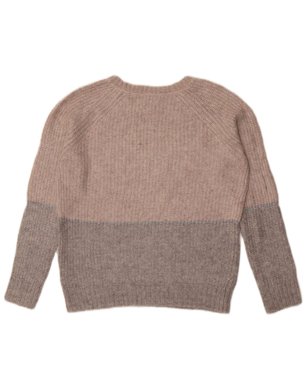 Jersey tipo jersey para mujer con cuello barco de Fat Face UK 8 Small Gris Colorblock Nylon