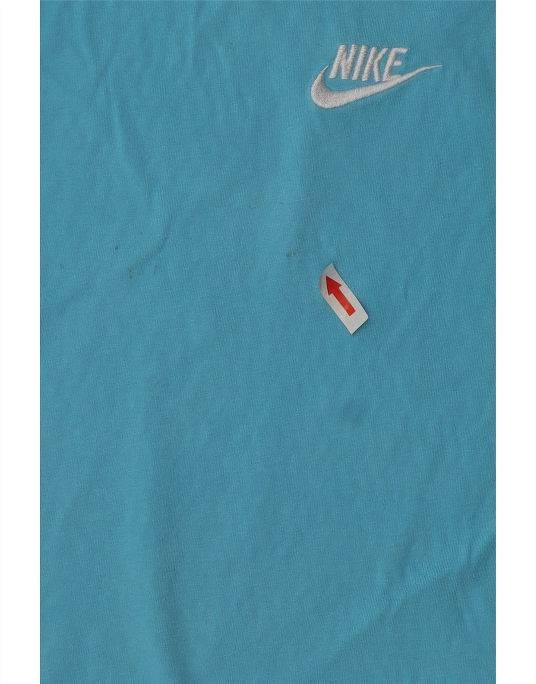 NIKE Camiseta Mujer Top UK 10 Small Azul Algodón