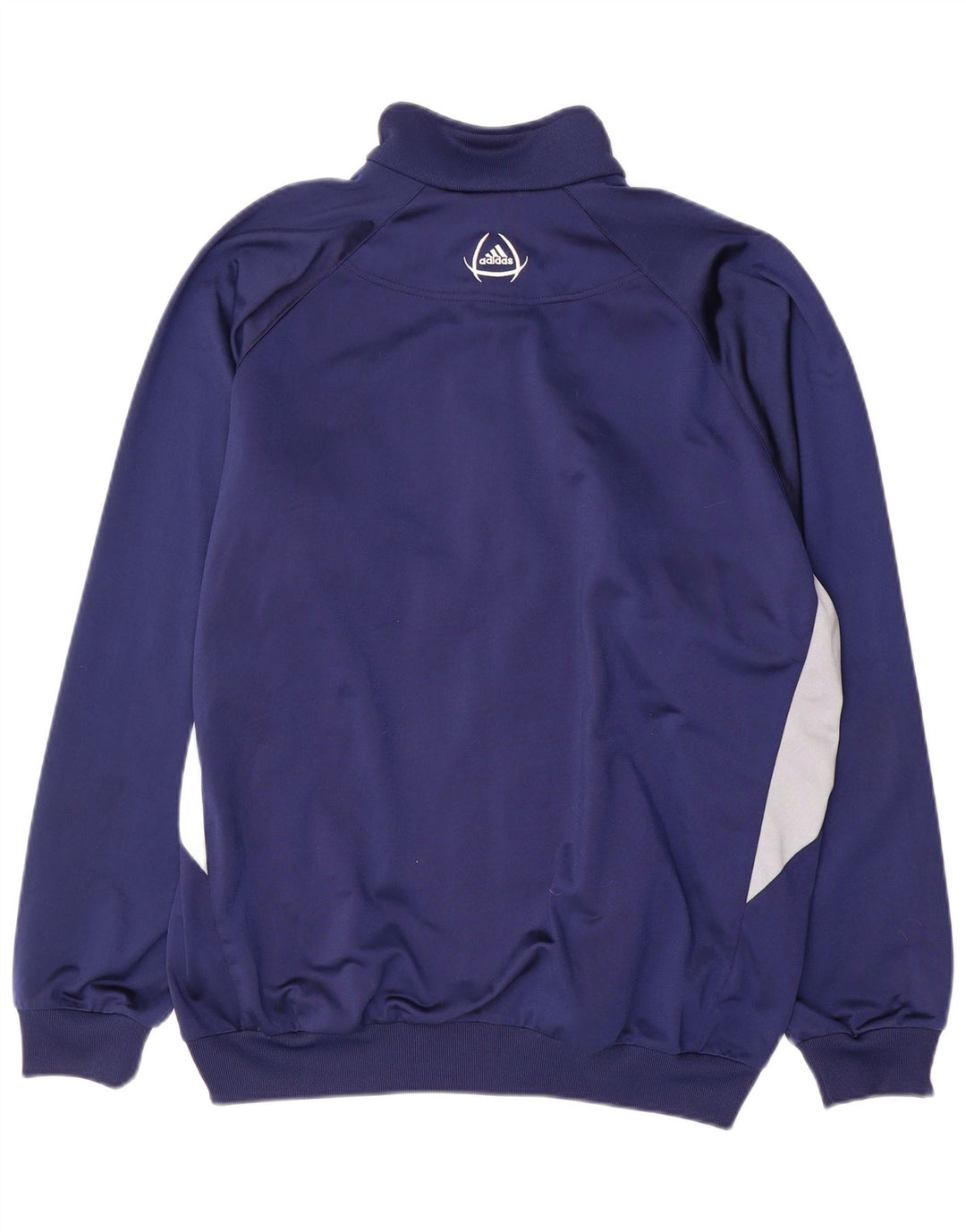 Adidas - Chaqueta de chándal para hombre, talla 42/44, poliéster, color azul marino