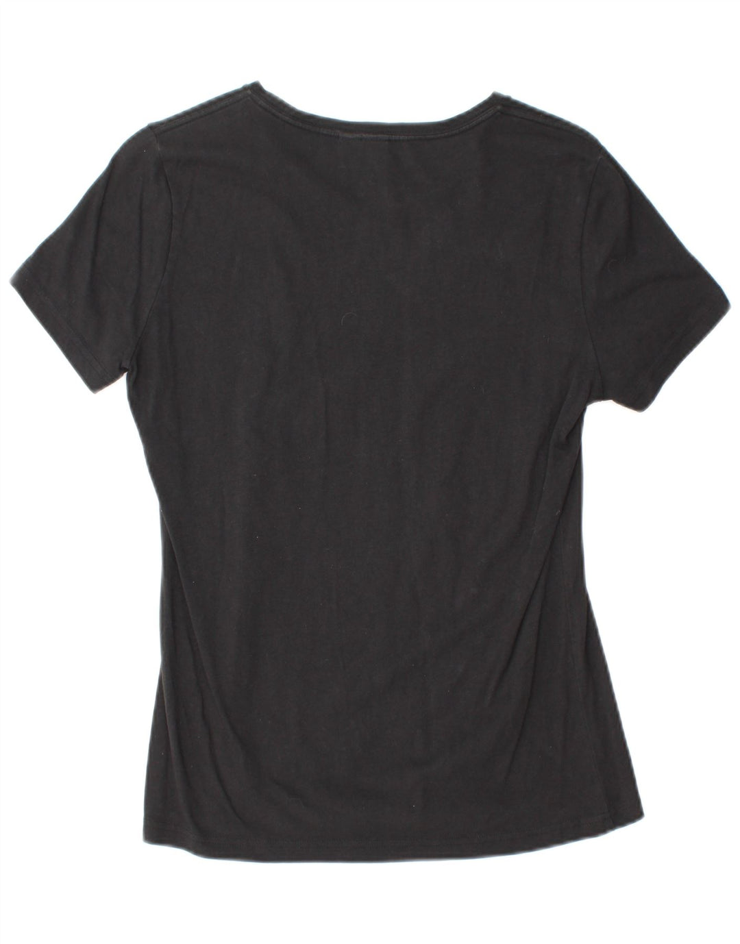 ADIDAS Camiseta gráfica para mujer Top UK 12 Mediano Negro