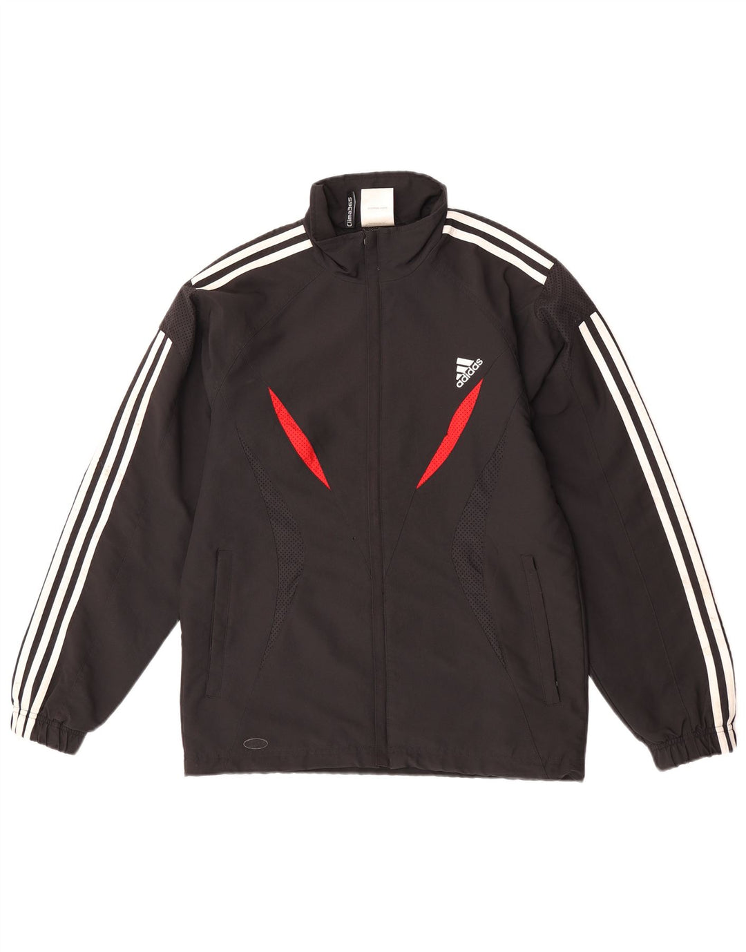 Adidas Mens Clima 365 Rain Jacket UK 34 XS Negro Colorblock Poliéster